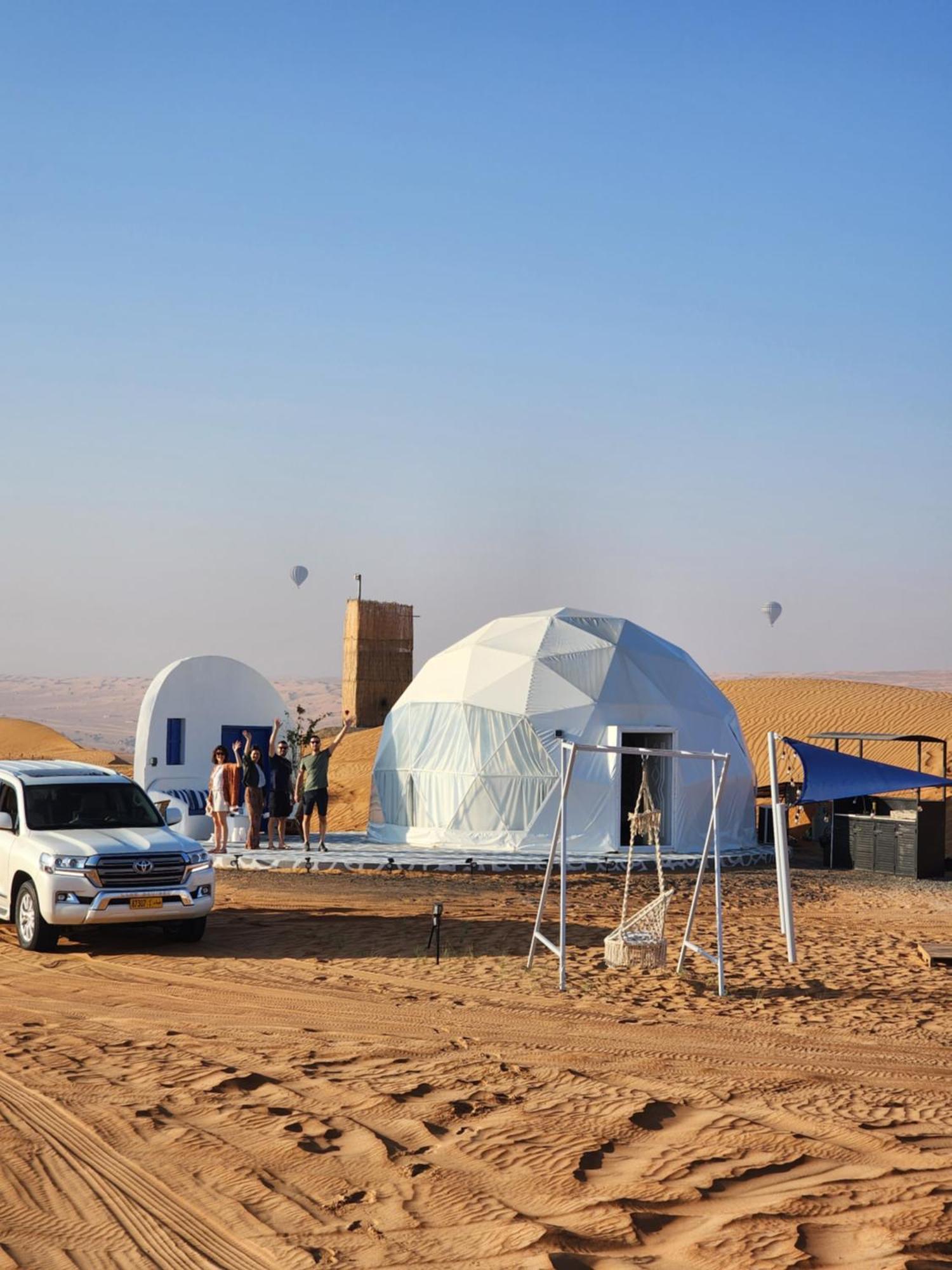 Hotel Bubbles Domes Private Cmp Al Wāşil Exterior foto