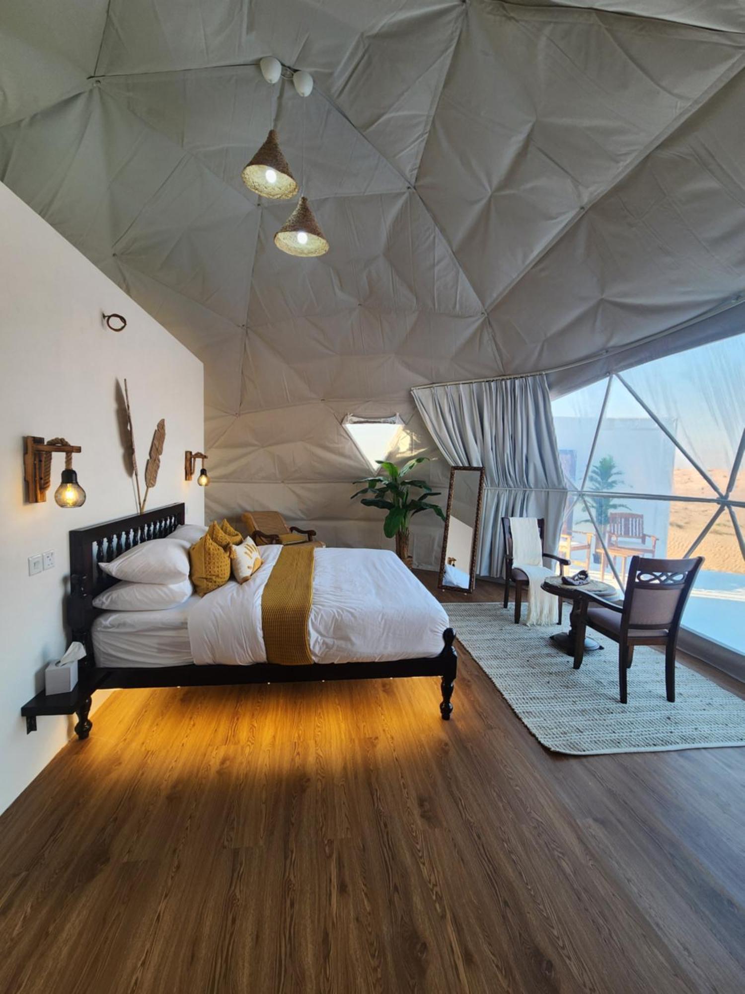 Hotel Bubbles Domes Private Cmp Al Wāşil Habitación foto