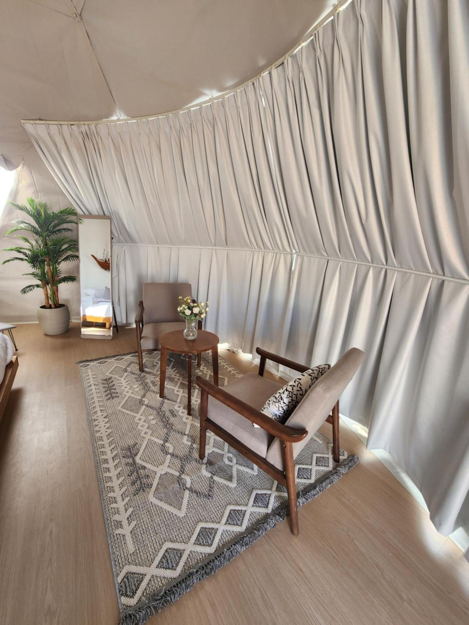 Hotel Bubbles Domes Private Cmp Al Wāşil Habitación foto