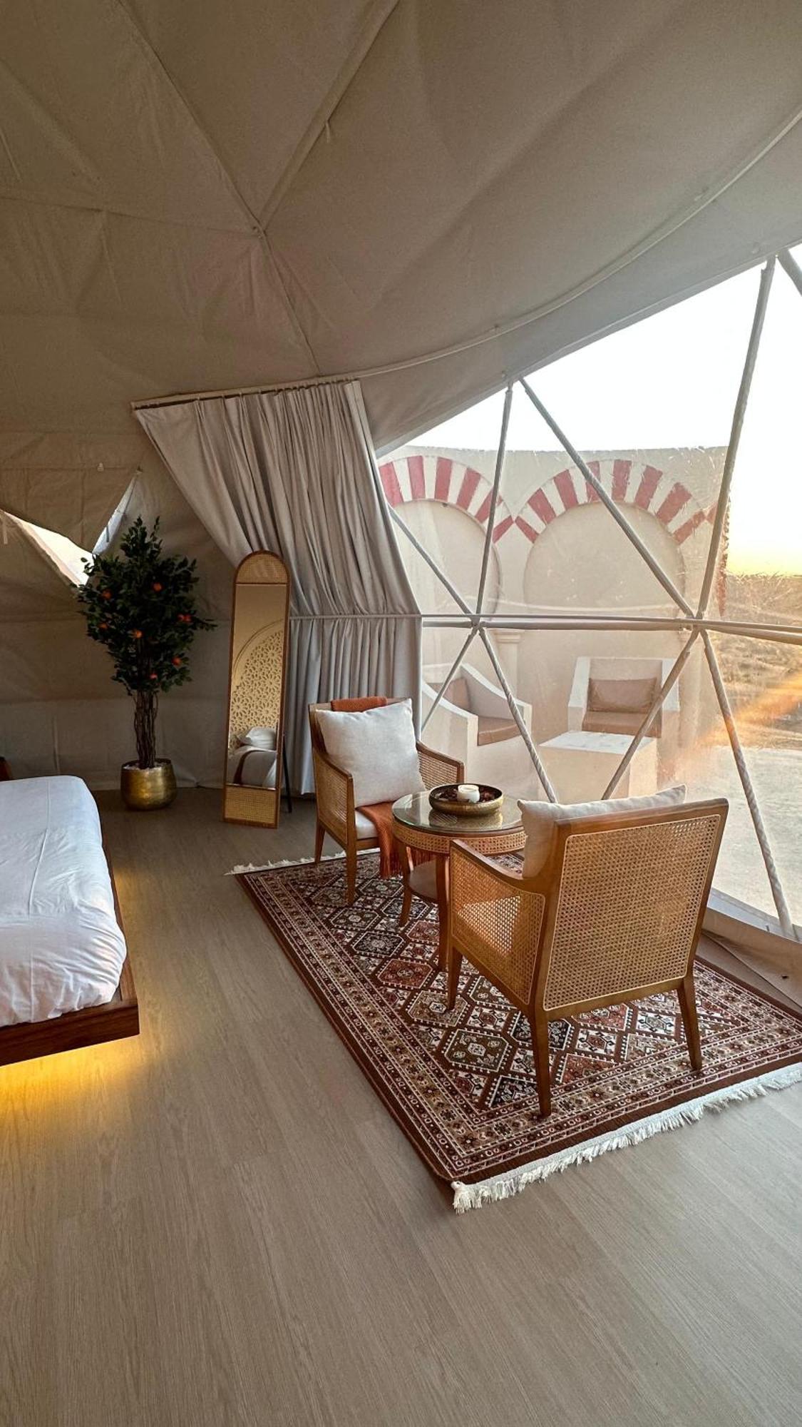 Hotel Bubbles Domes Private Cmp Al Wāşil Habitación foto