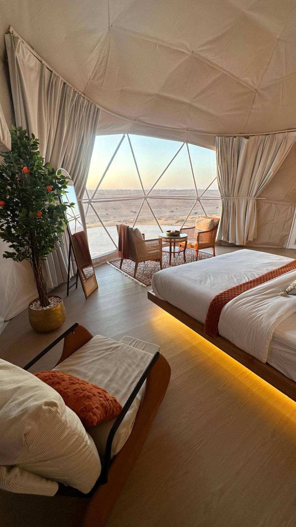 Hotel Bubbles Domes Private Cmp Al Wāşil Habitación foto